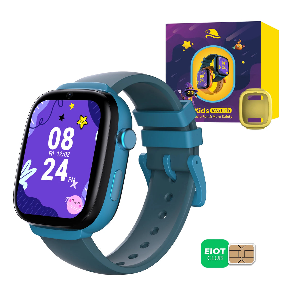 EIOTMART 4G Kids GPS Smartwatch With Video Calling SOS IP68