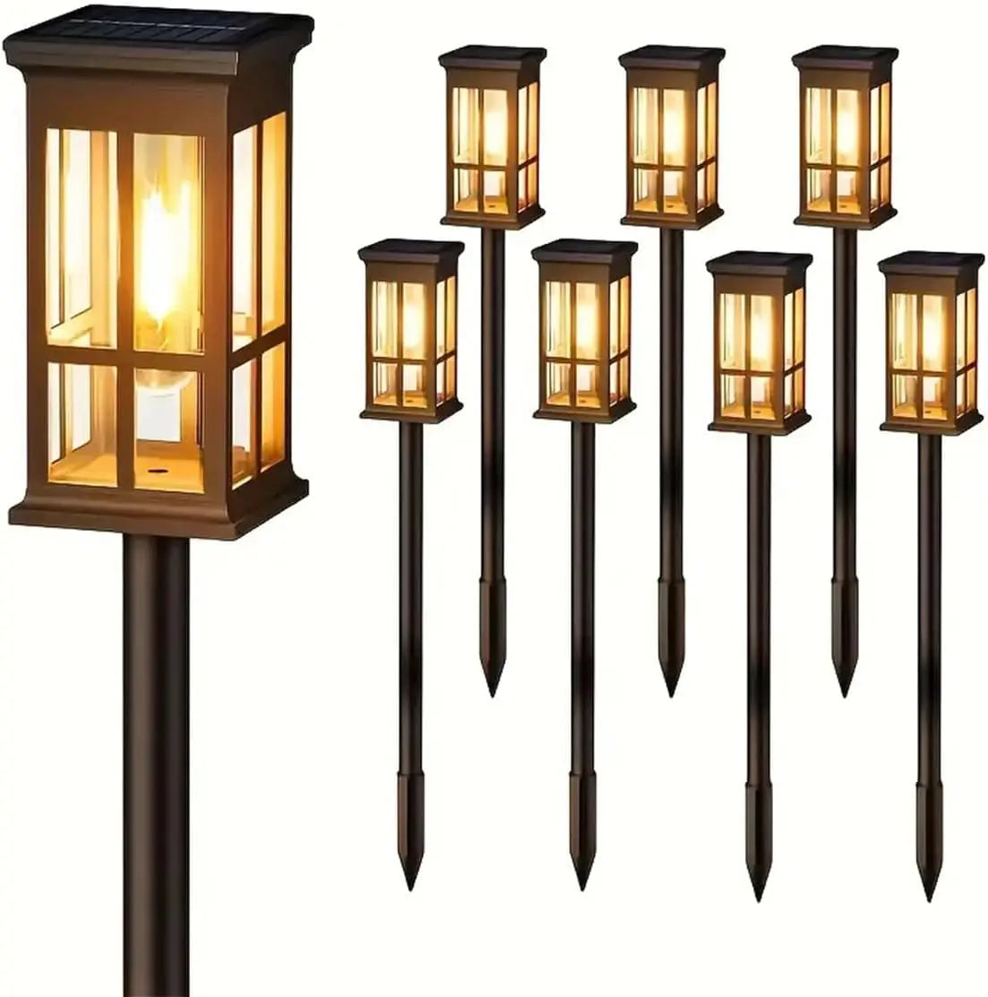 Solar Led Path Light Waterproof Garden Outdoor Landscape Decor