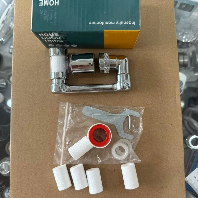 360 Degree Rotate Bathroom Sink Faucet With Spray Function