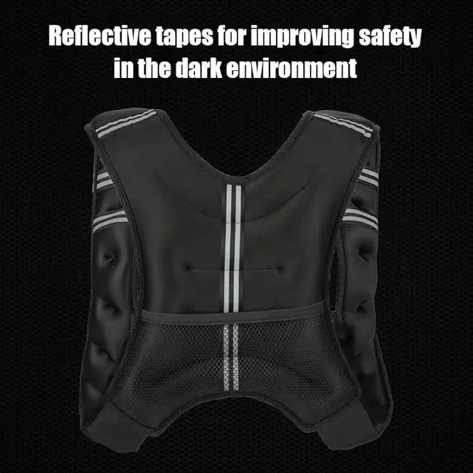 Adjustable Weighted Vest Includes Weights For Men Women