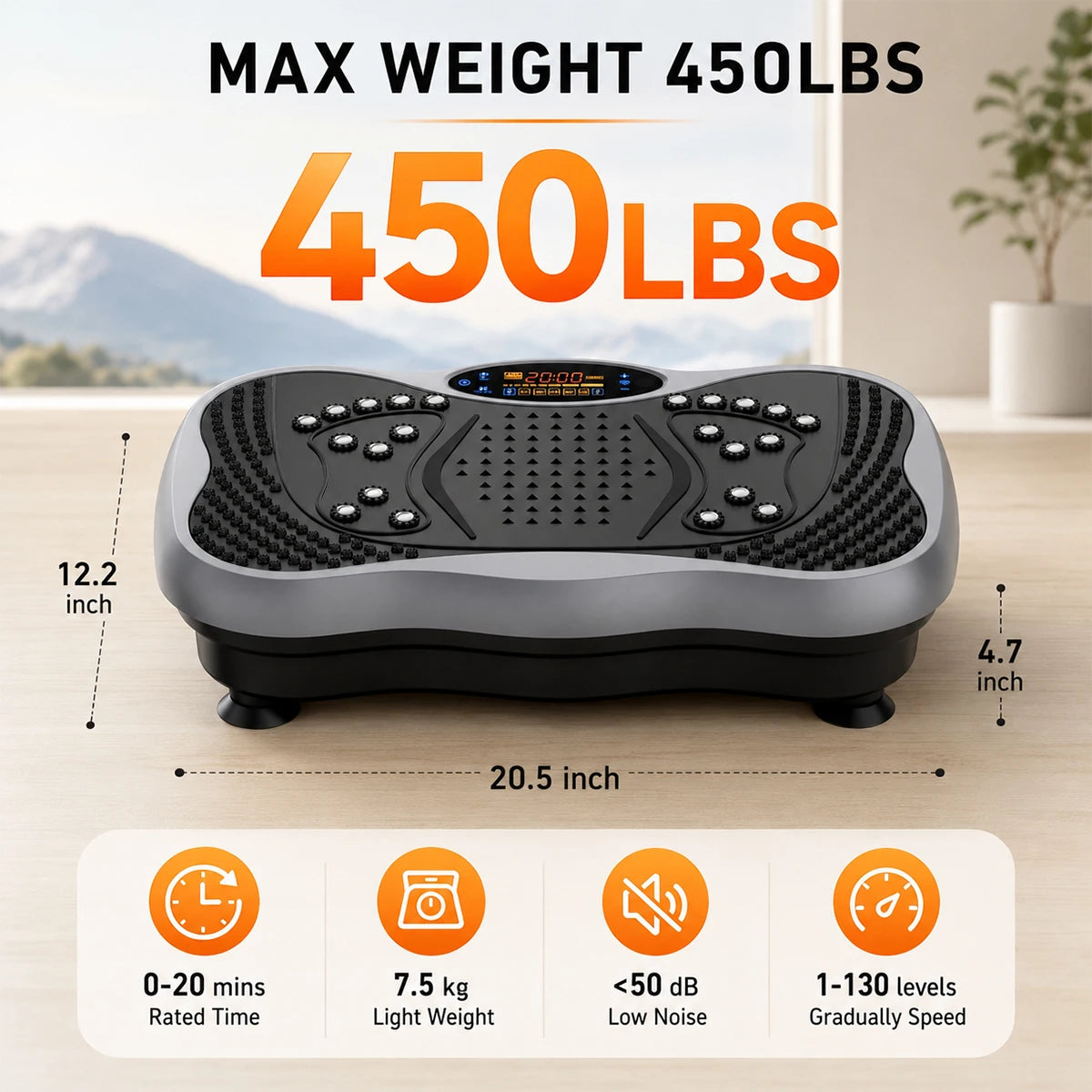 Whole Body Vibration Plate Fitness Platform For Home Workouts