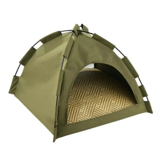 Portable Pet Tent Semi Enclosed Washable Bed For Cats And Dogs