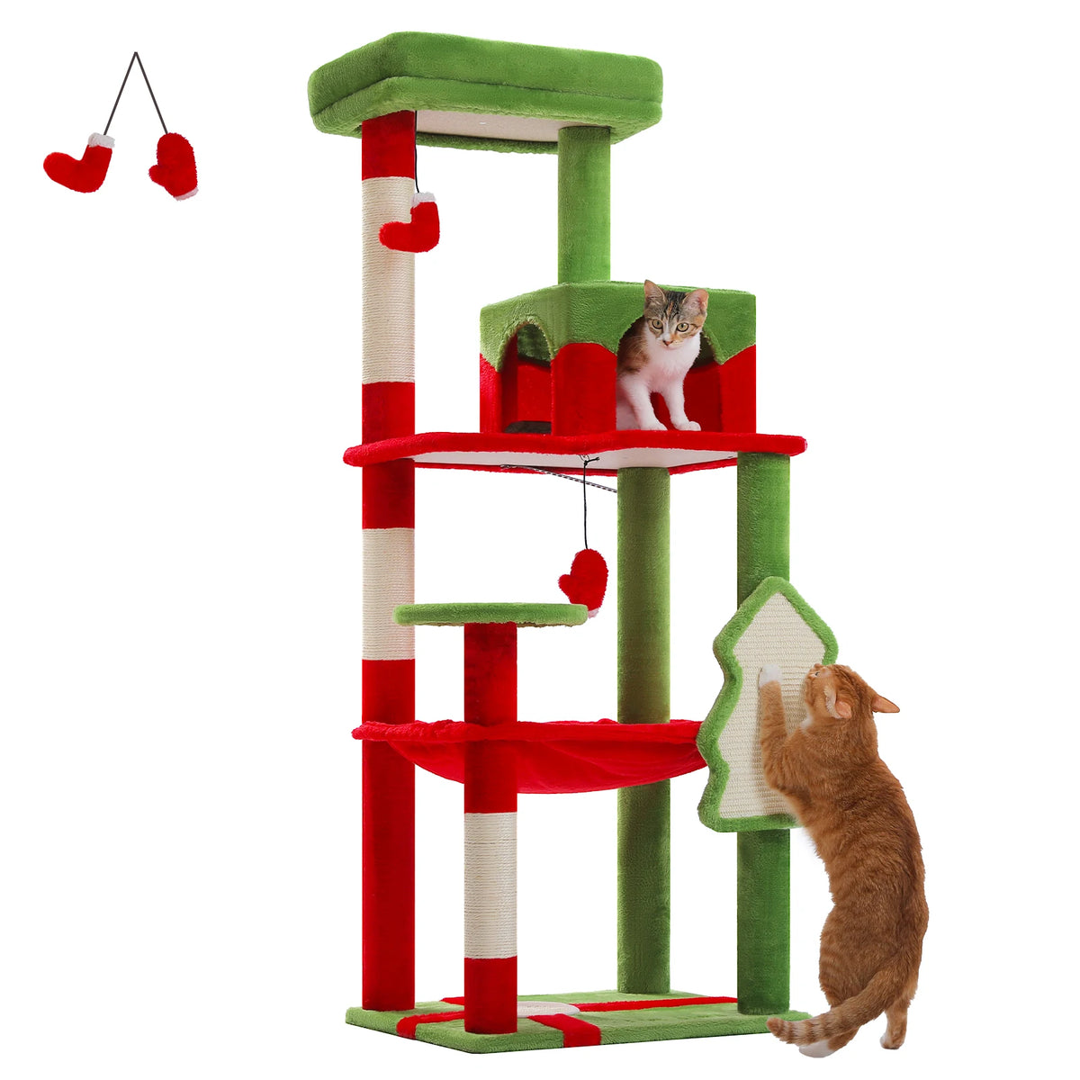 Pawz Road Multi Tier Cat Tower With Sisal Scratching Posts