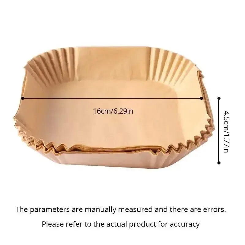 Round Disposable Air Fryer Paper Liners For Nonstick Baking