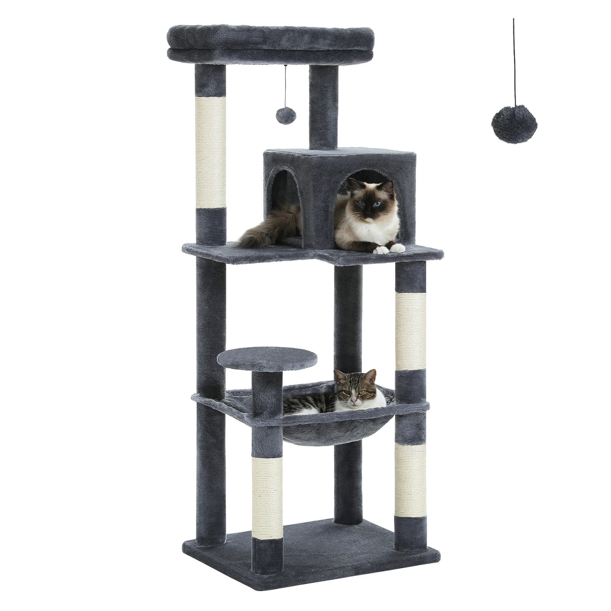 Pawz Road Multi Tier Cat Tower With Sisal Scratching Posts