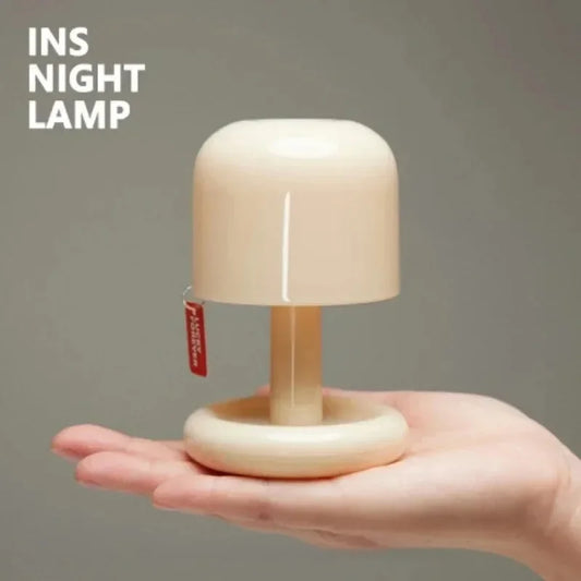 GGBEE Mini Sunset Mushroom LED Night Light Desktop USB Rechargeable
