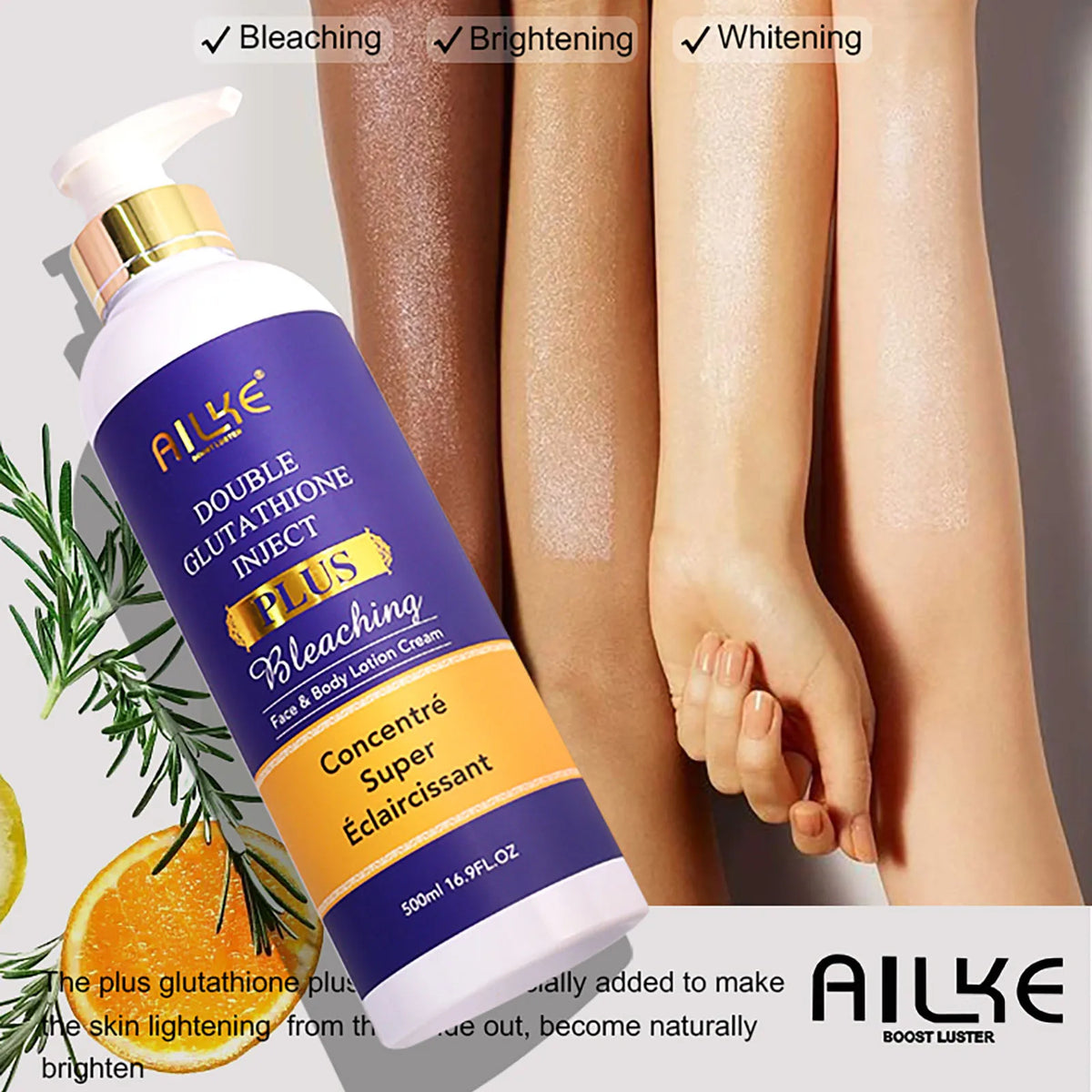 AILKE Brightening Body Milk For Uneven Skin Tone And Whitening