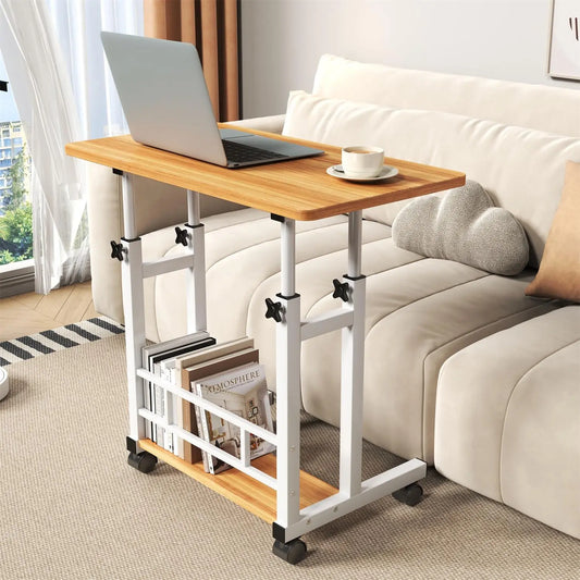 Bamboo Adjustable Height Standing Desk For Home Office Workstation