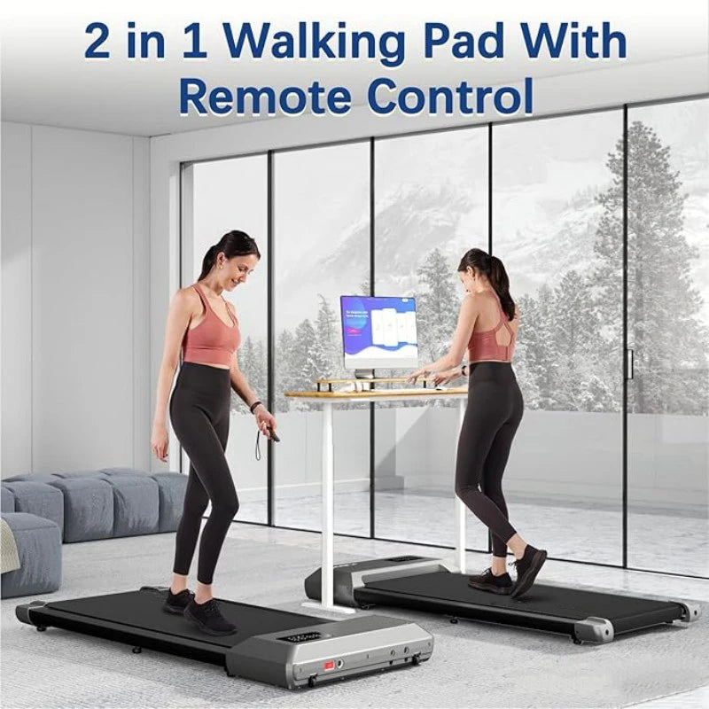 Superun 2In1 Treadmill Home Use 2.5HP Walking Running Bluetooth