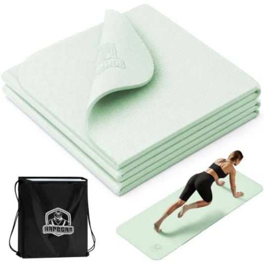 Foldable Yoga Mat Non Slip TPE For Home Workouts Travel