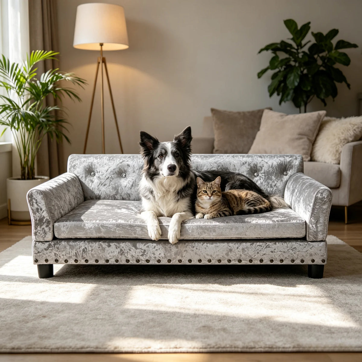 BINGOPAW Extra Large Dog Sofa Bed For Large Dogs Elevated