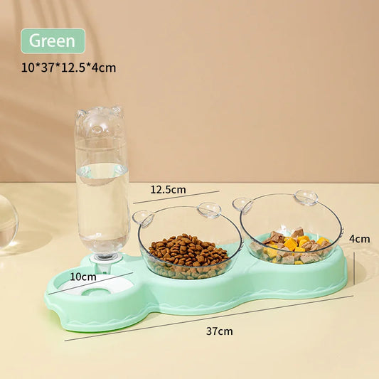 Automatic Drinking Feeder For Cats Made From Durable Plastic