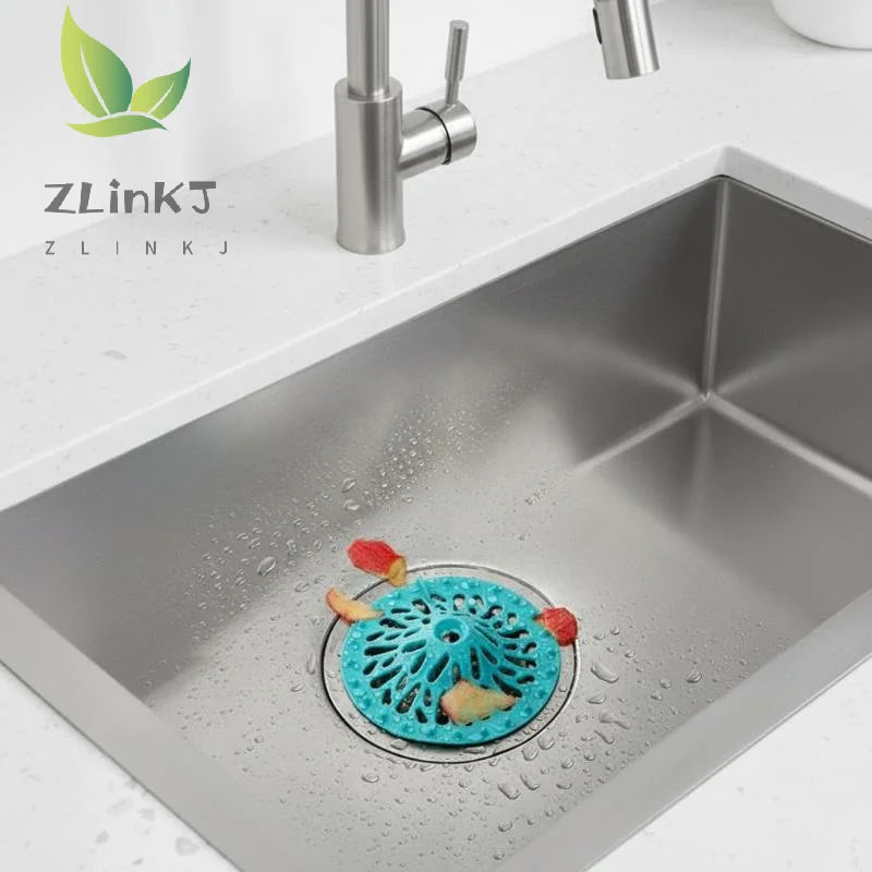 Durable Hair Filter Drain Strainer for Bathroom and Kitchen Sinks