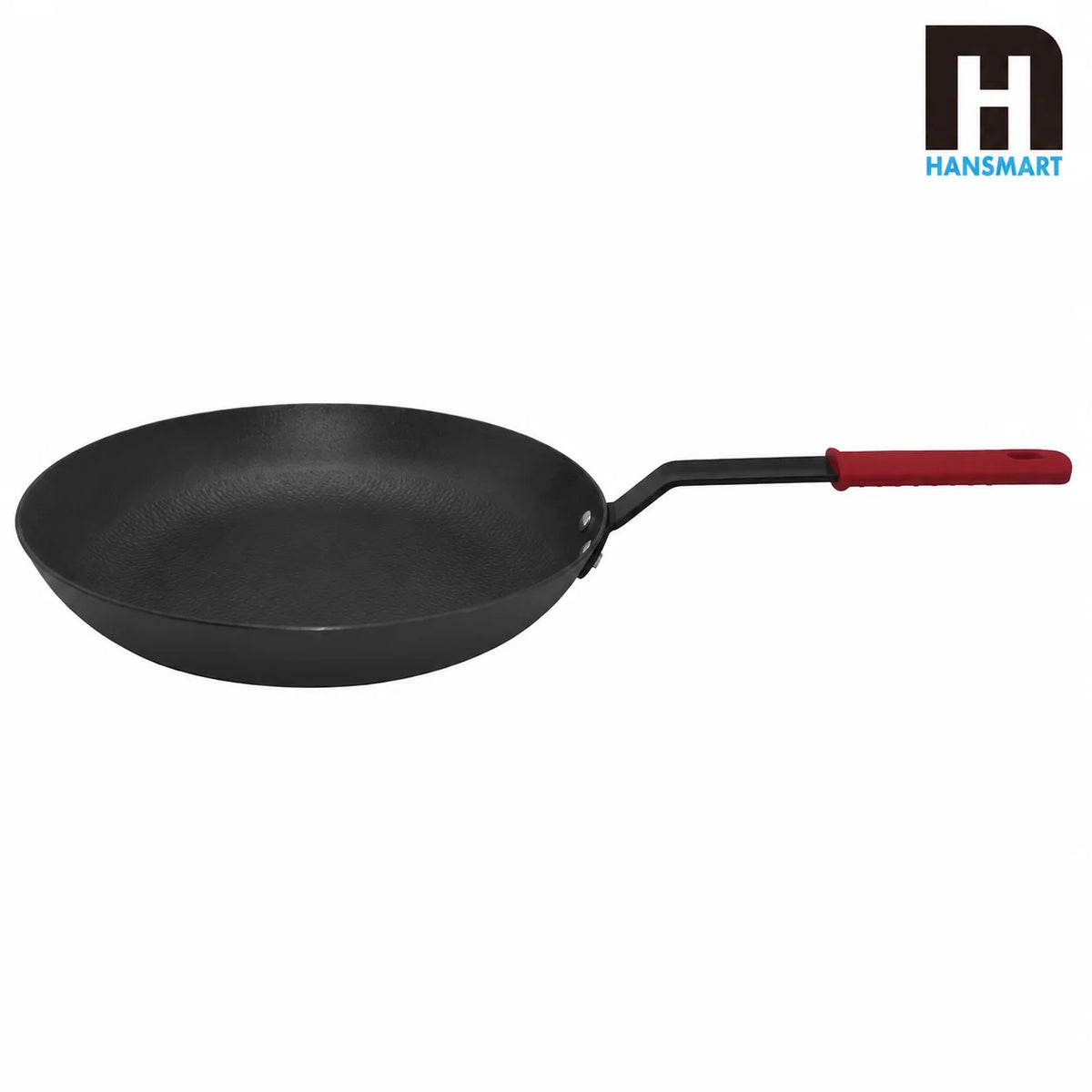 Hansmart Pre Seasoned Cast Iron Skillet With Removable Silicone Handle