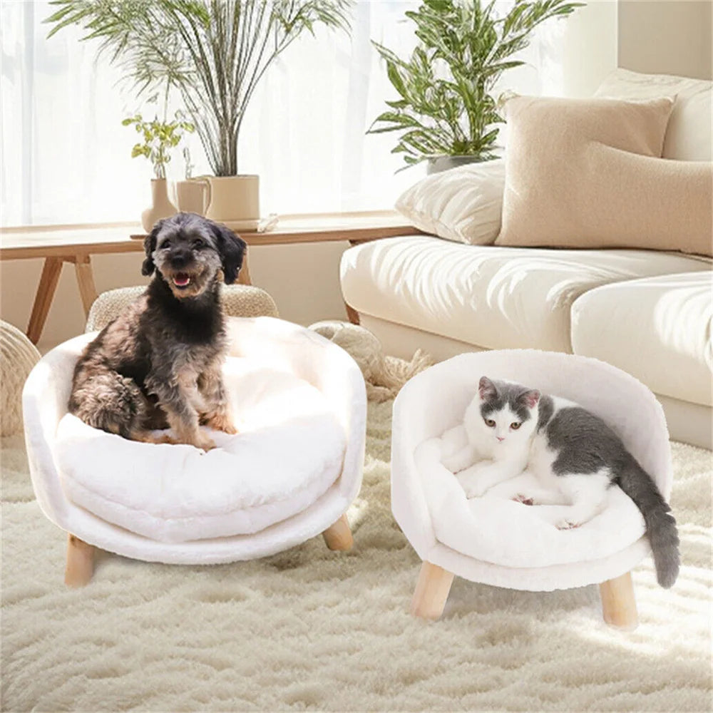 BORWART Ultra Soft Elevated Dog Cat Sofa Bed Waterproof Cushion