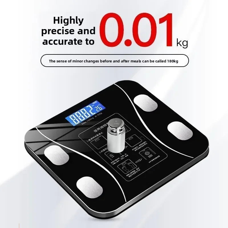 USB Body Fat Scale Smart Digital Weight Monitor For Home