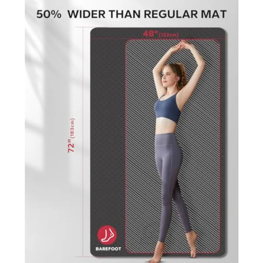 Non Slip Extra Thick Yoga Mat For Home Workouts Durable