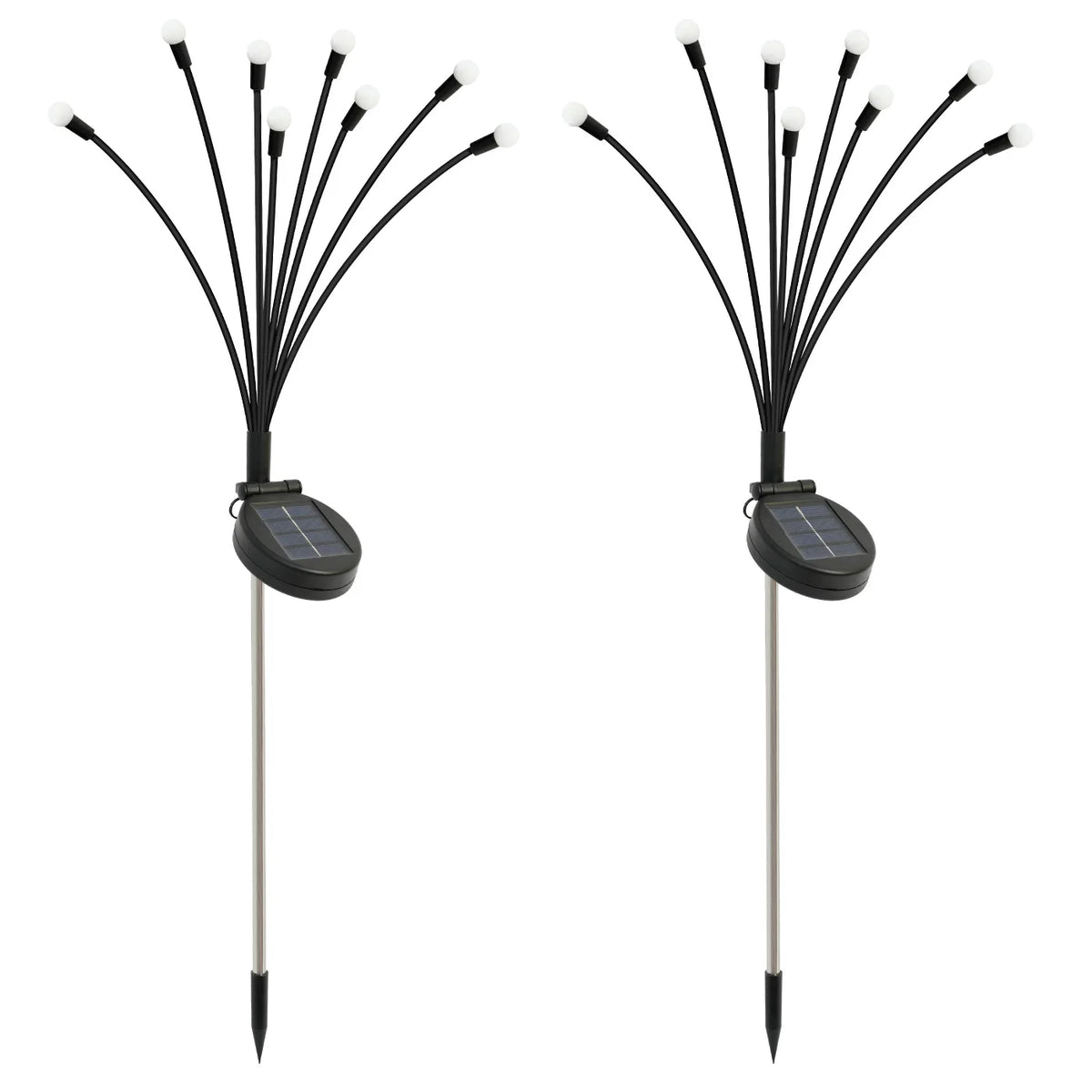 8-Head Solar Firefly Lights Outdoor Garden Decor Yard Pathway