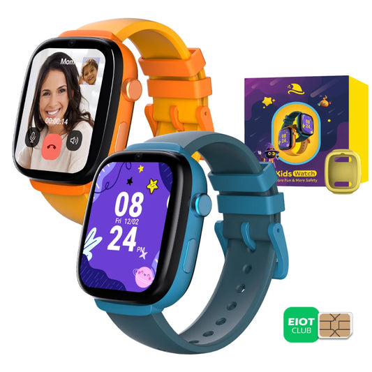 EIOTMART 4G Kids GPS Smartwatch With Video Calling SOS IP68