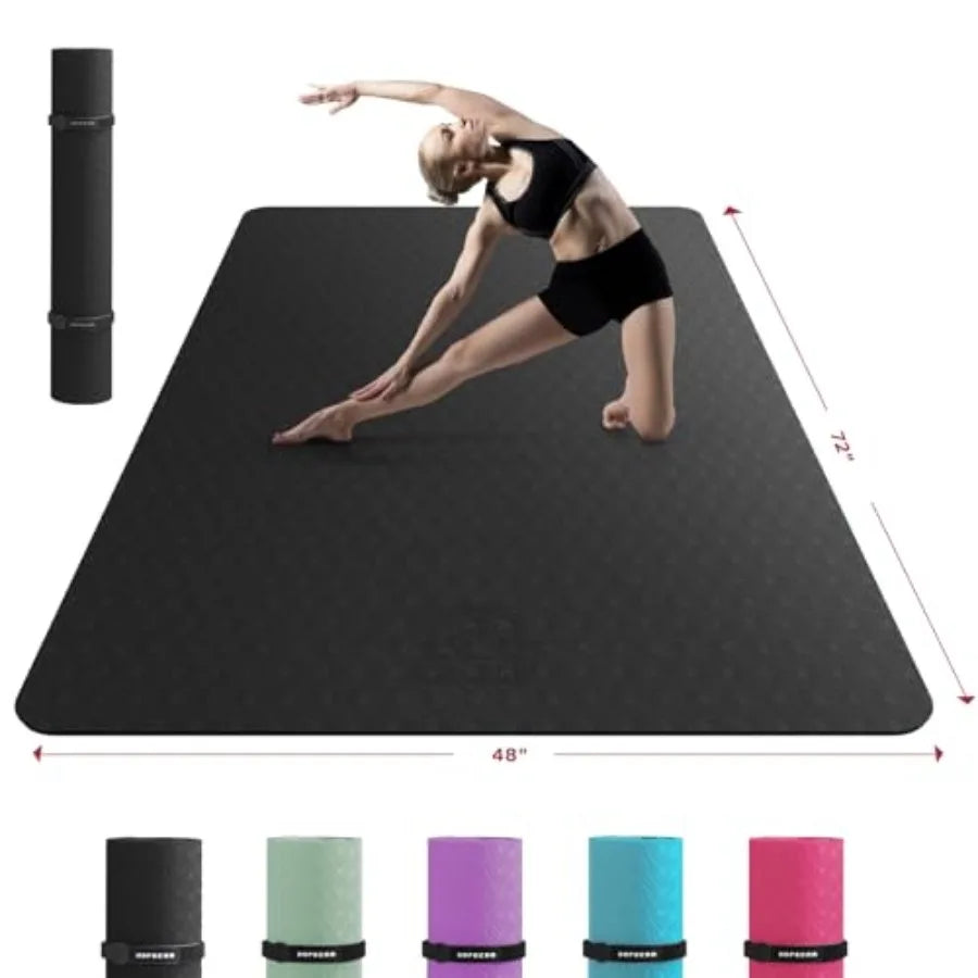 Non Slip Extra Thick Yoga Mat For Home Workouts Durable