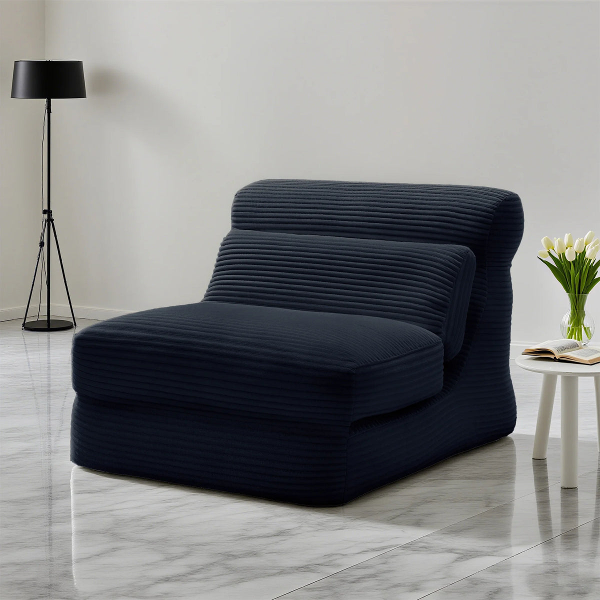 JHK Modern Ergonomic Folding Sofa Bed With Lumbar Support