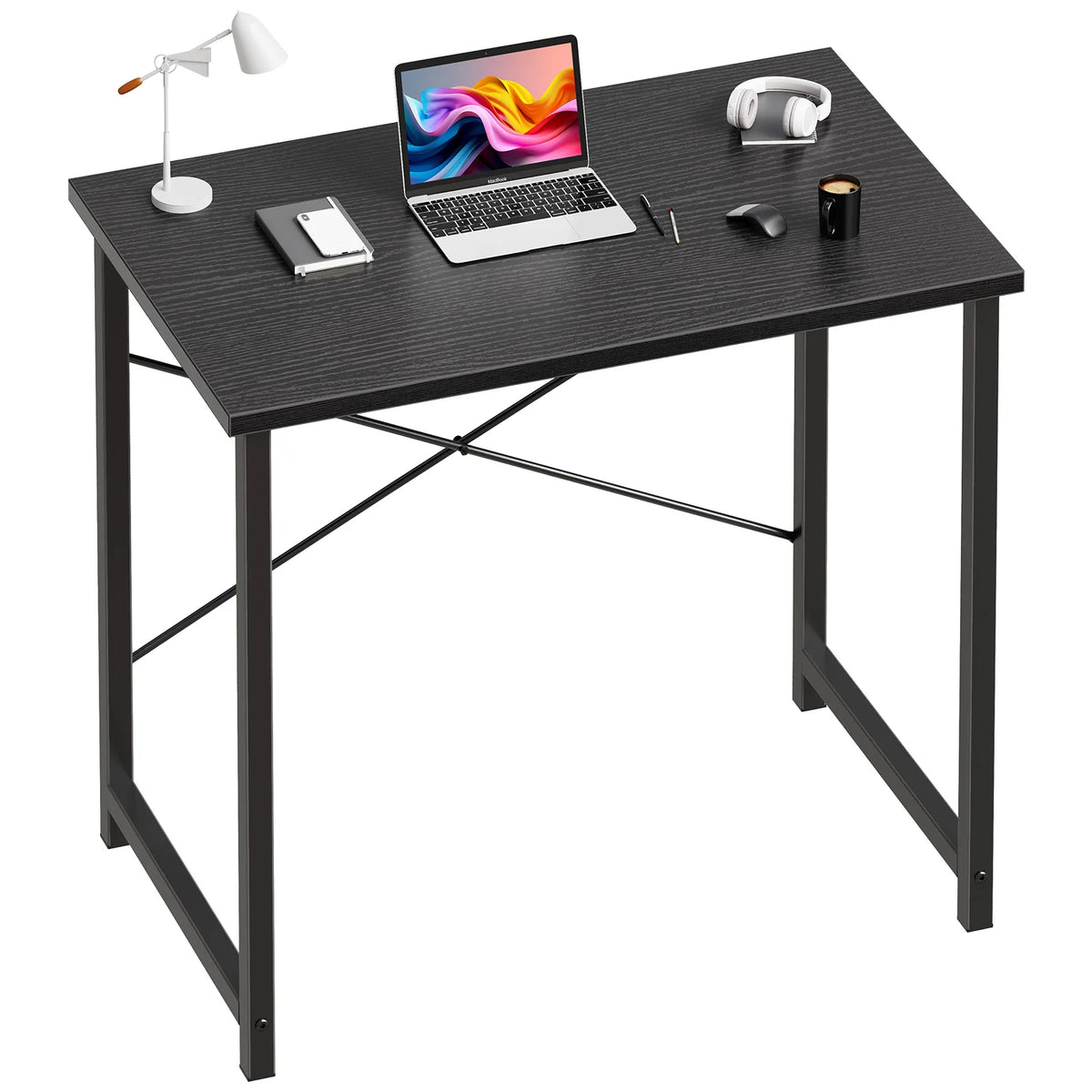 MCQ 31 Inch Standing Office Computer Desk Sturdy Metal Frame
