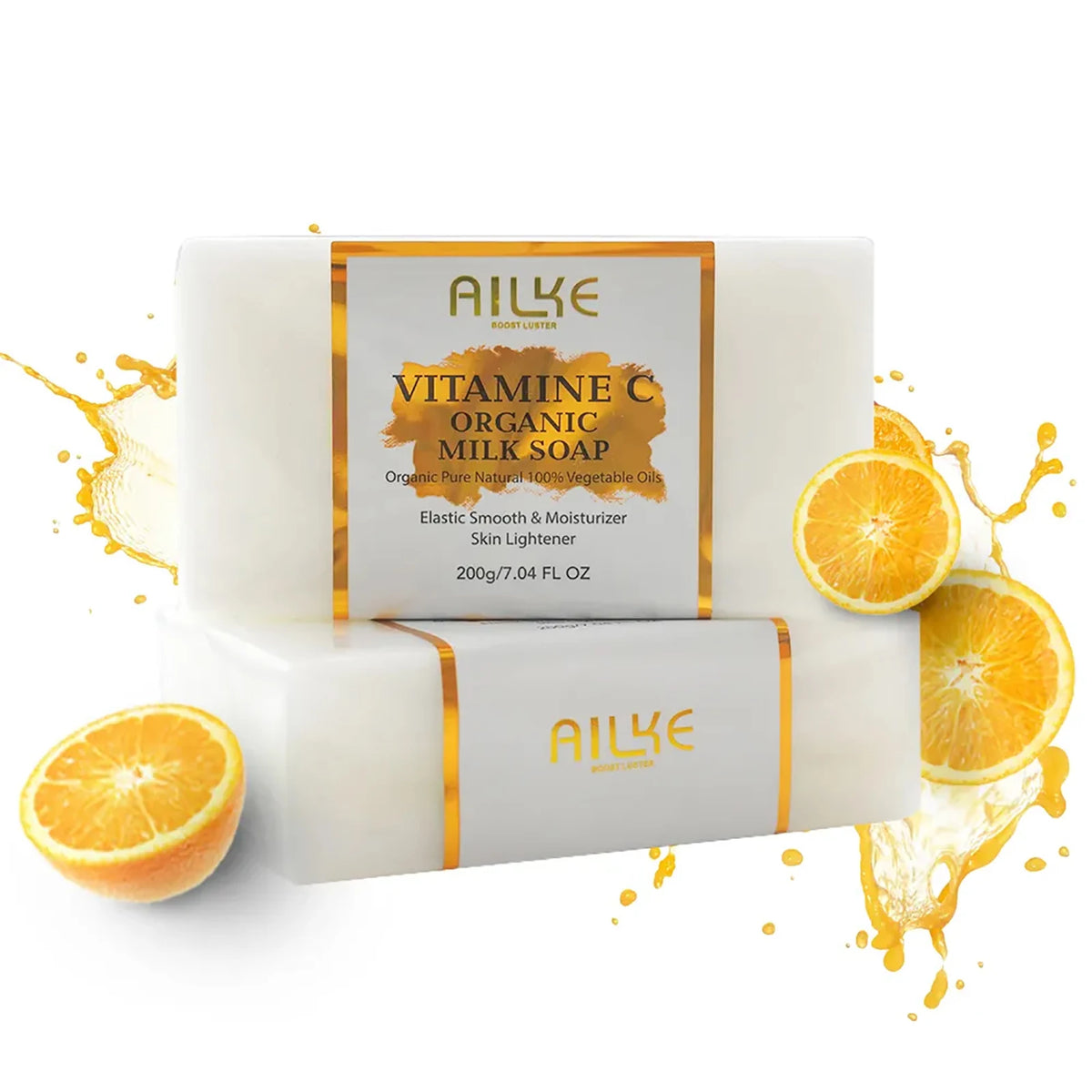 KYLIEFIT Vitamin C Milk Soap Whitening Anti Aging Skin Care