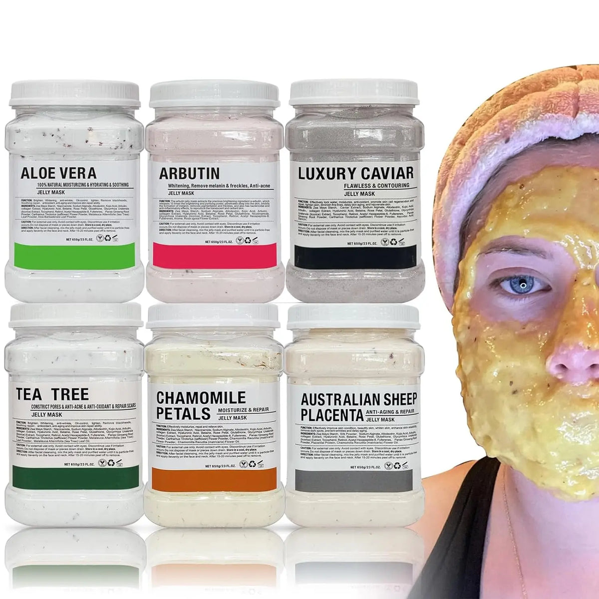 YMEYFAN Jelly Mask Powder For Salon Facial Skin Care Foaming