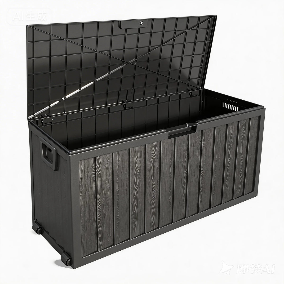 Heavy Duty Waterproof Outdoor Plastic Storage Box With Latches
