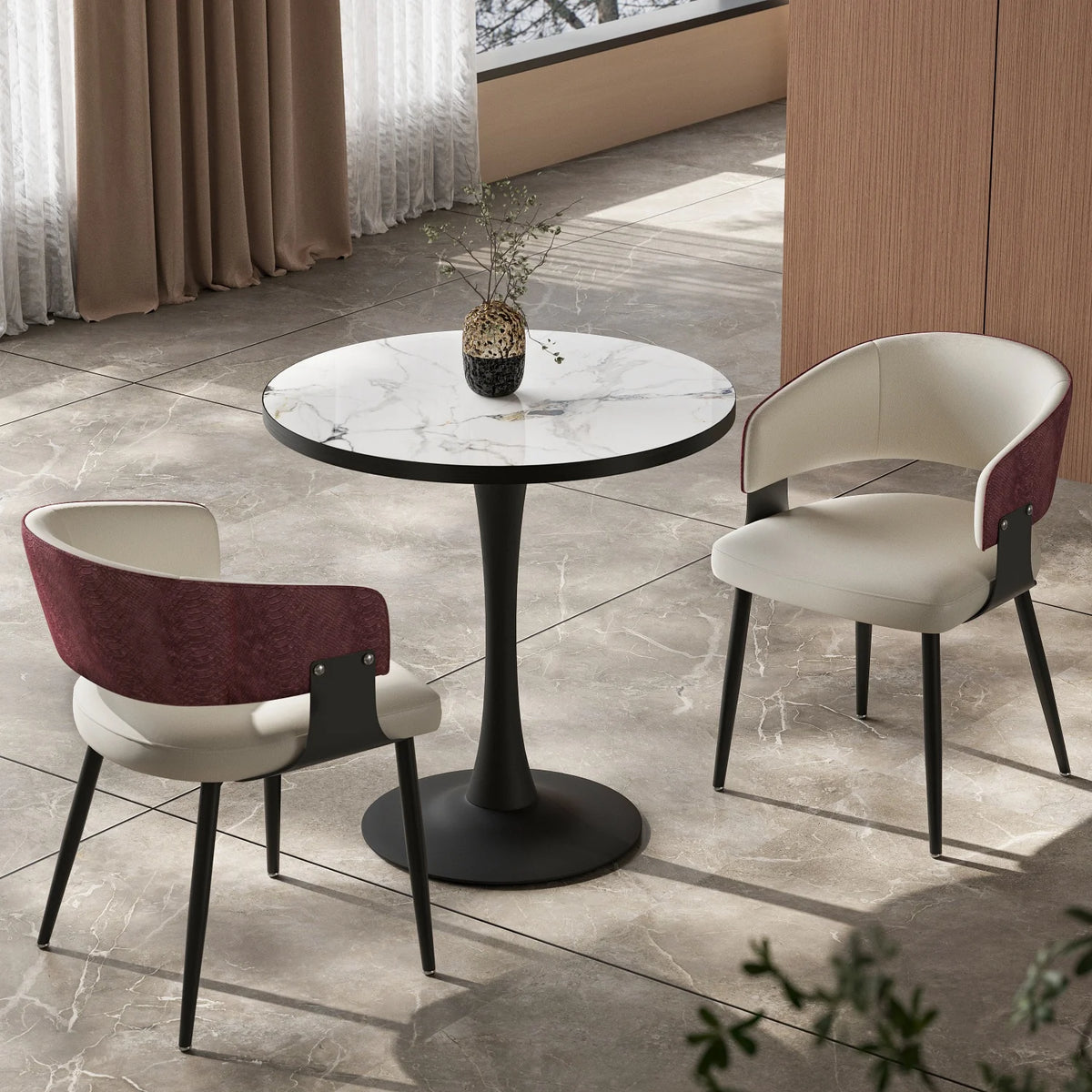 Comfort Upholstered Dining Chairs for Kitchen and Dining Rooms