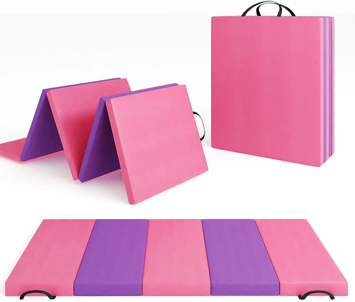 Premium Foldable Gymnastics Yoga Exercise Mat With Cushioned Surface