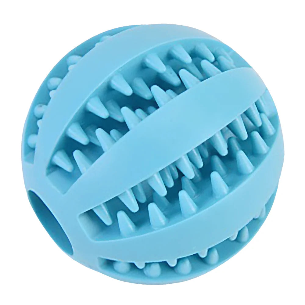 Interactive Rubber Dog Toy Ball for Teething and Biting Training