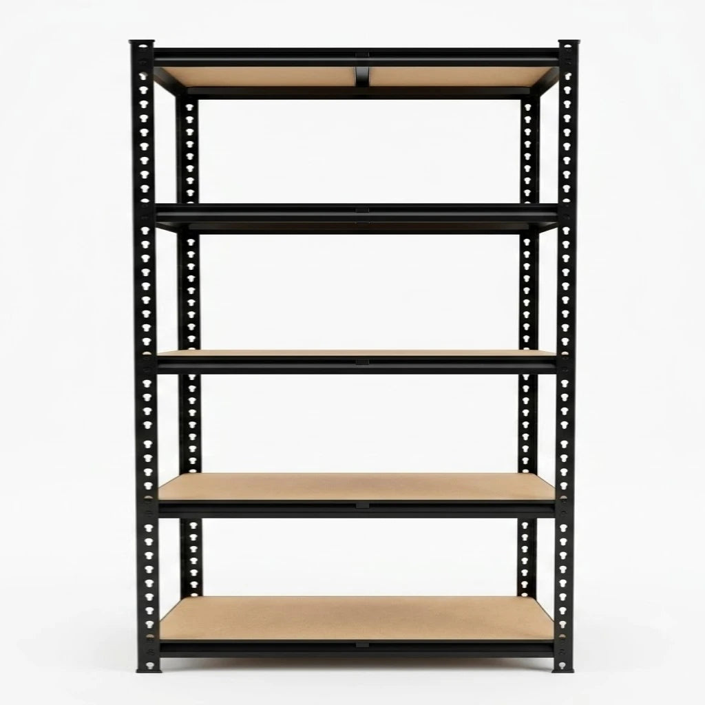 Slim 5-Tier Metal Shelving Unit For Kitchen Storage