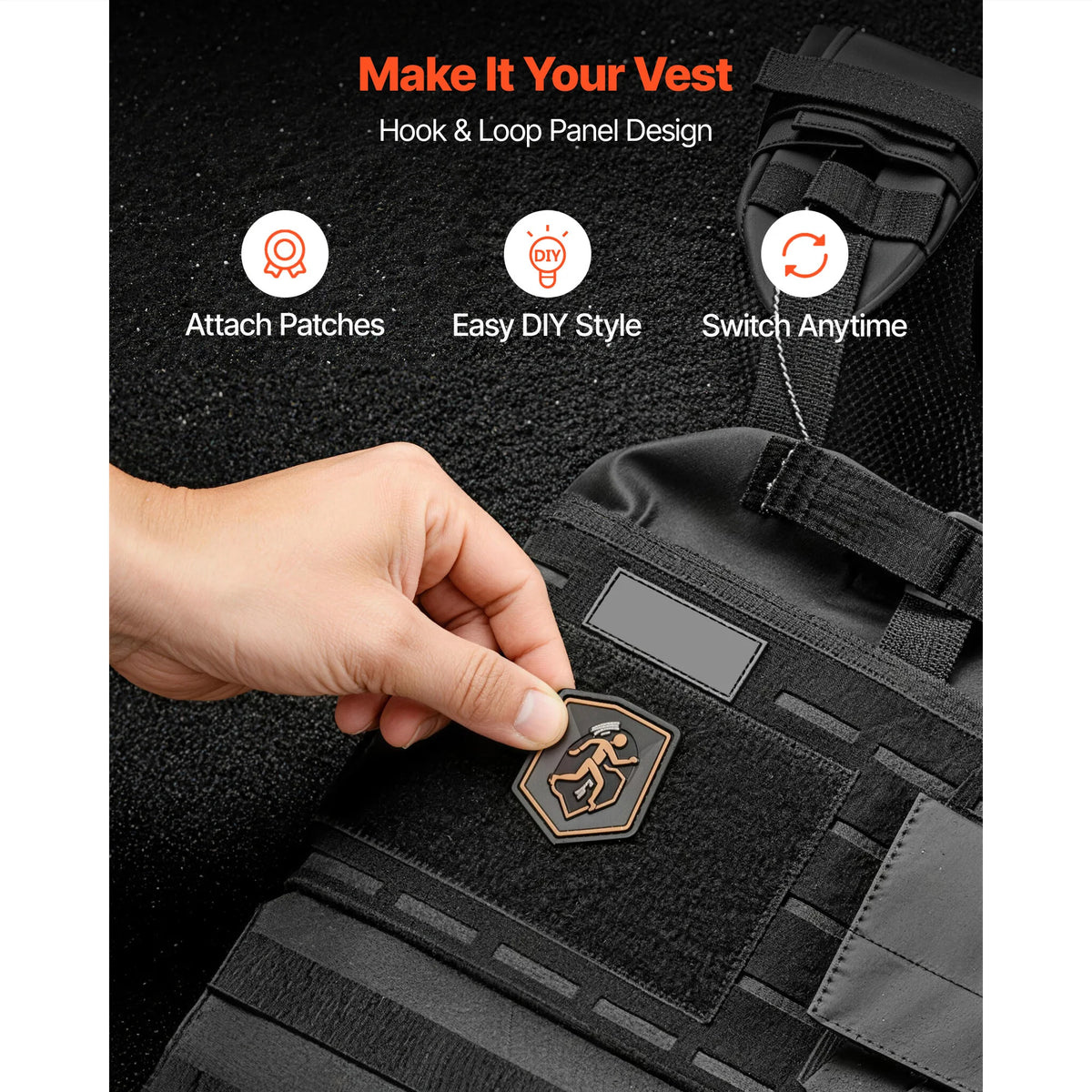Professional Weighted Vest With Padded Shoulders For Strength Training Runs