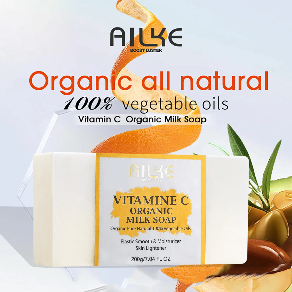 KYLIEFIT Vitamin C Milk Soap Whitening Anti Aging Skin Care