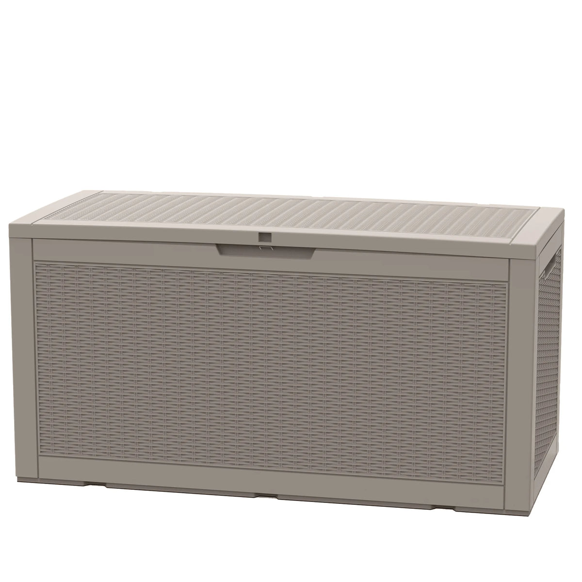 Waterproof Resin Outdoor Storage Deck Box With Secure Lid