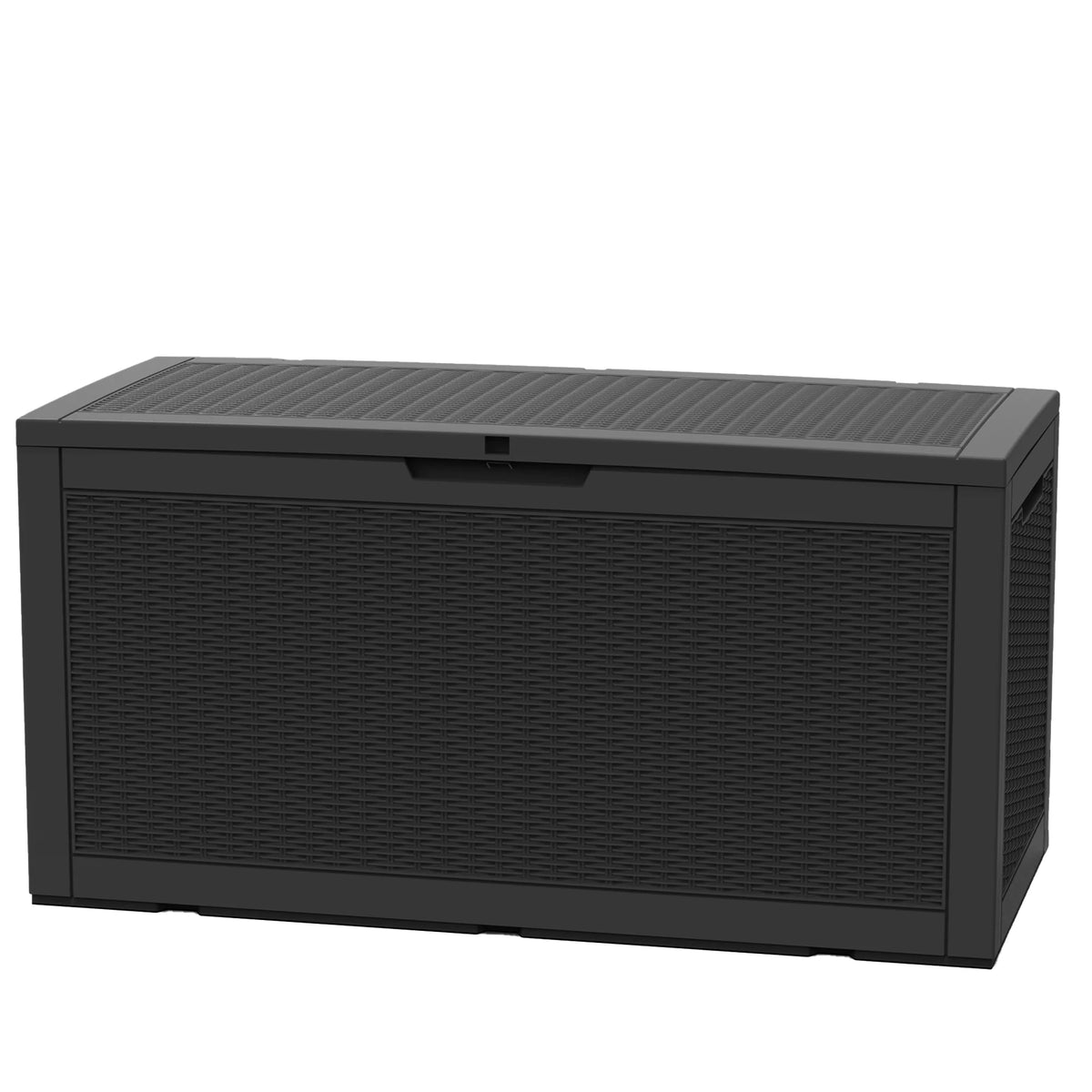 Waterproof Resin Outdoor Storage Deck Box With Secure Lid