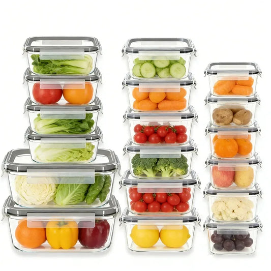 Airtight Borosilicate Glass Food Storage Containers For Meal Prep