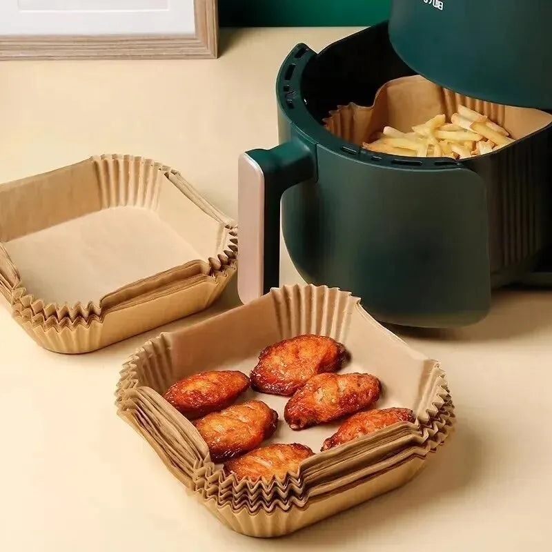 Round Disposable Air Fryer Paper Liners For Nonstick Baking