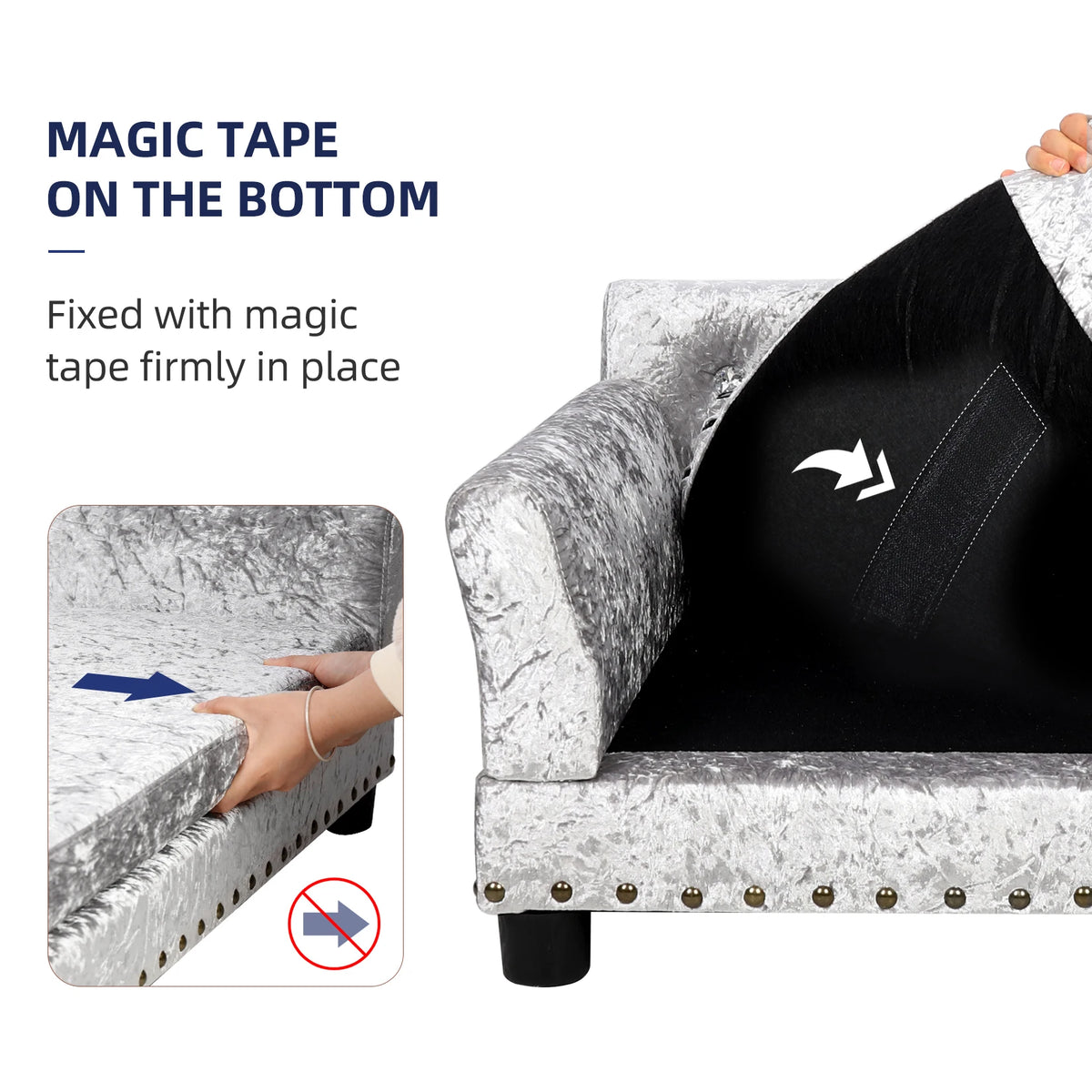 BINGOPAW Extra Large Dog Sofa Bed For Large Dogs Elevated