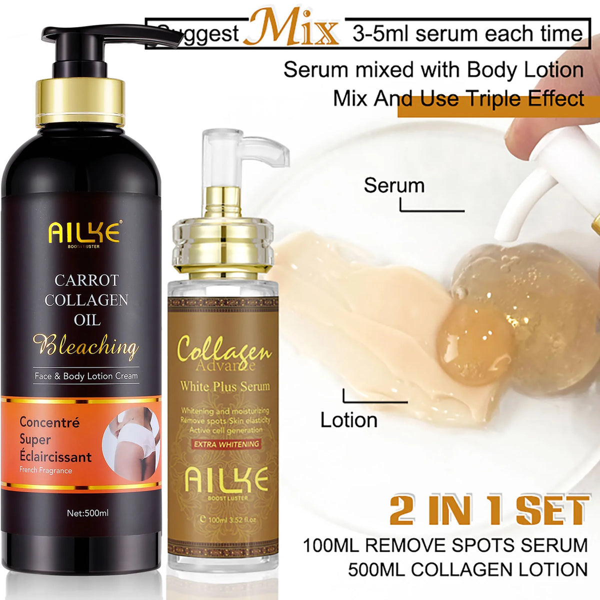 KYLIEFIT Collagen Whitening Essence For Facial And Body Moisturizing