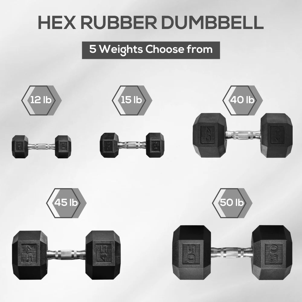 Professional Hex Dumbbell Set For Home Strength Training Workouts