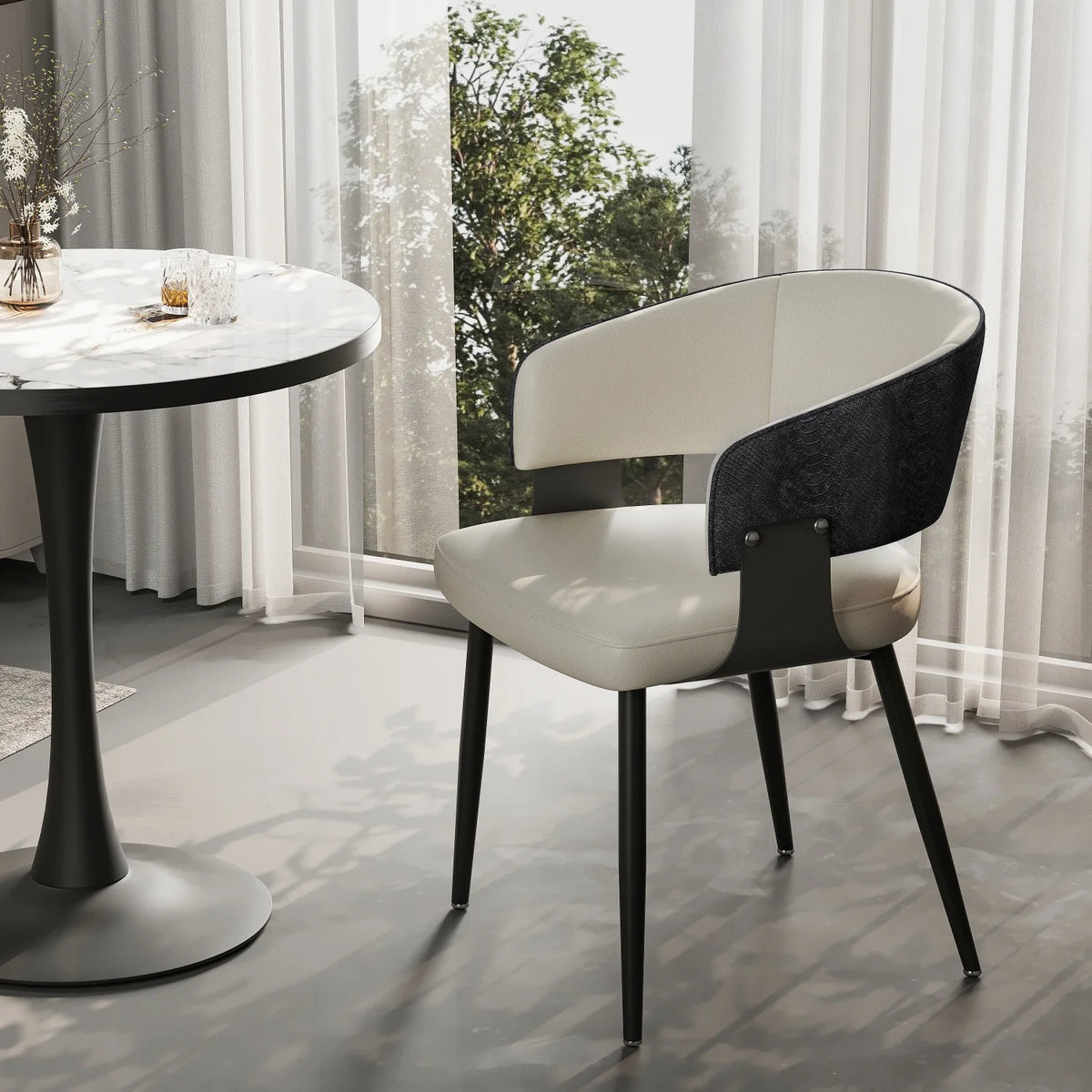 Comfort Upholstered Dining Chairs for Kitchen and Dining Rooms