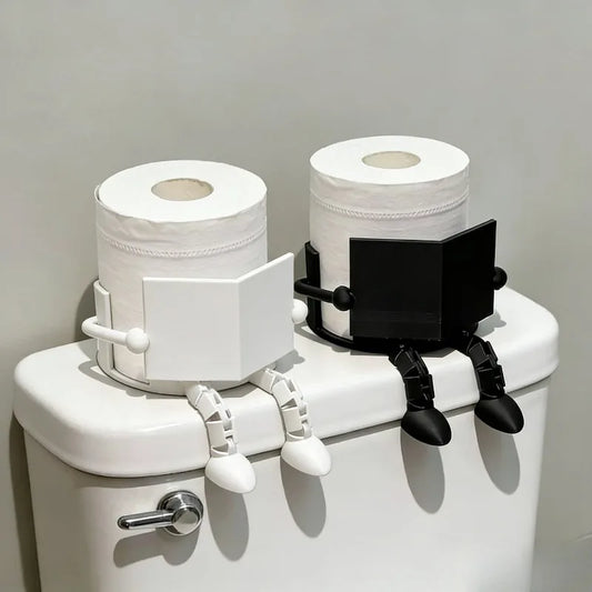Decorative Book Style Self Adhesive Bathroom Toilet Paper Holder
