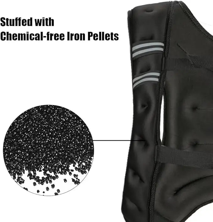 Adjustable Weighted Vest Includes Weights For Men Women