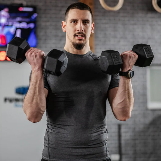 Professional Hex Dumbbell Set For Home Strength Training Workouts