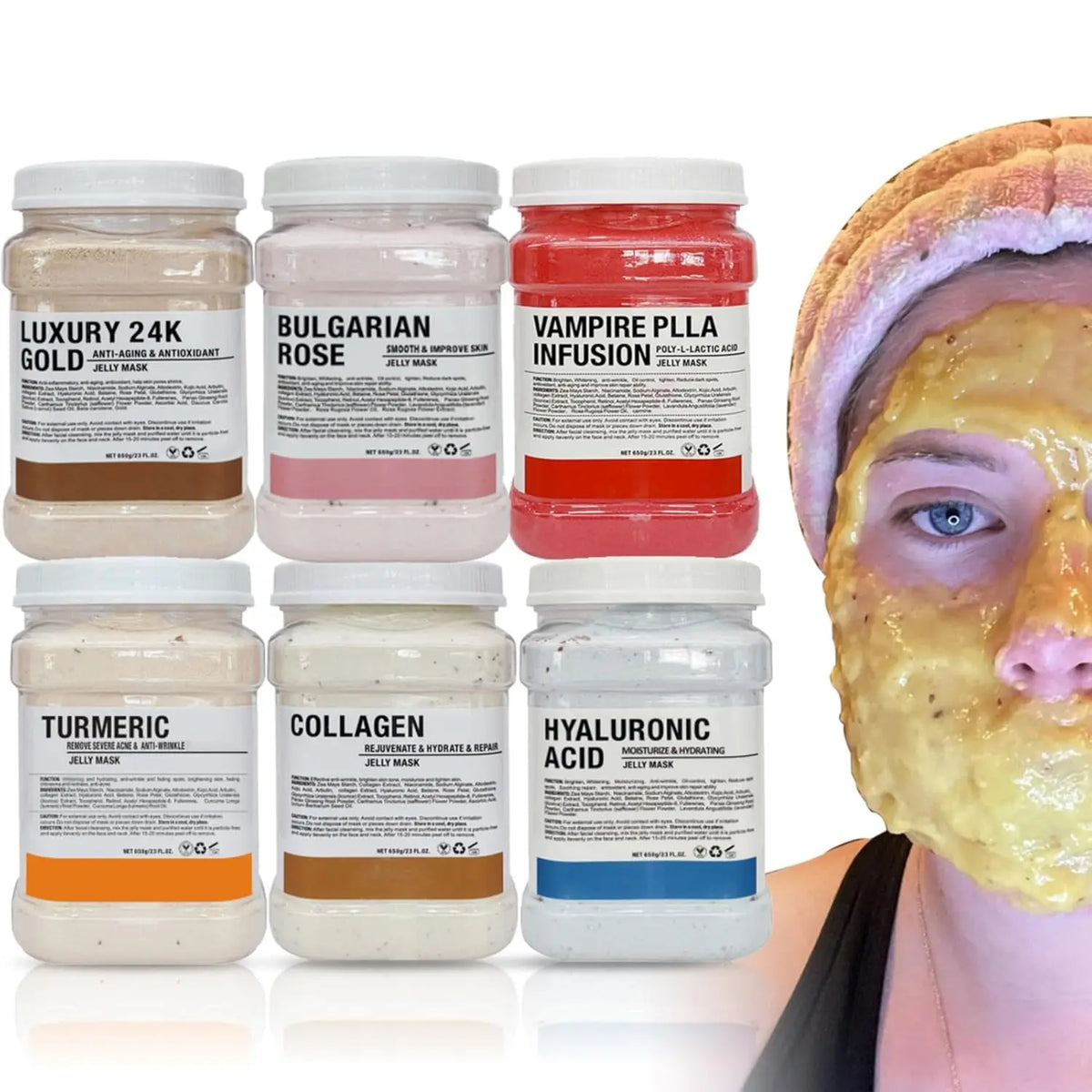 YMEYFAN Jelly Mask Powder For Salon Facial Skin Care Foaming